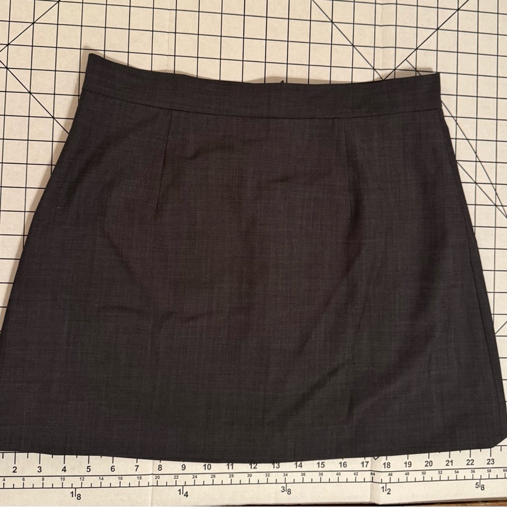 ANTONIO MELANI Charcoal A-Line Skirt